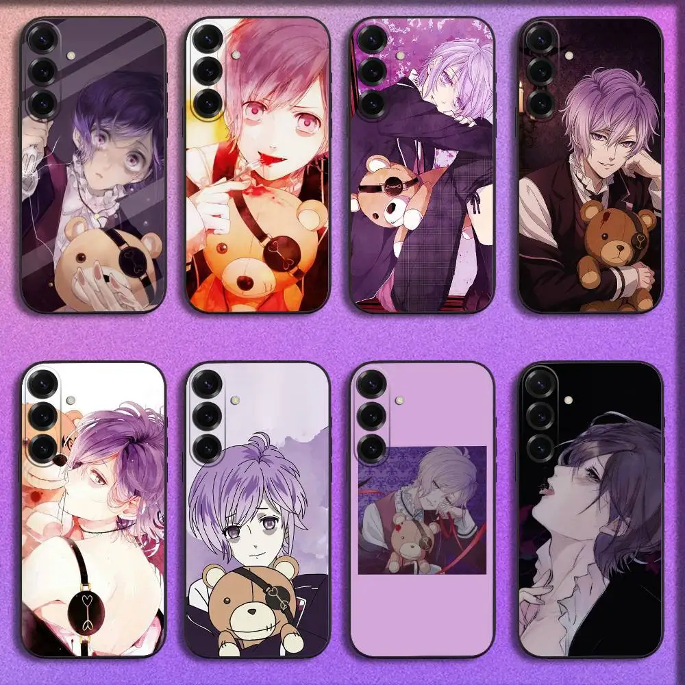 

D-Diabolik Kanato L-Lovers Sakamaki Phone Case For Samsung S25,S24,S21,S22,S23,S30,Ultra,S20,Plus,Fe,Lite,5G Black Cover