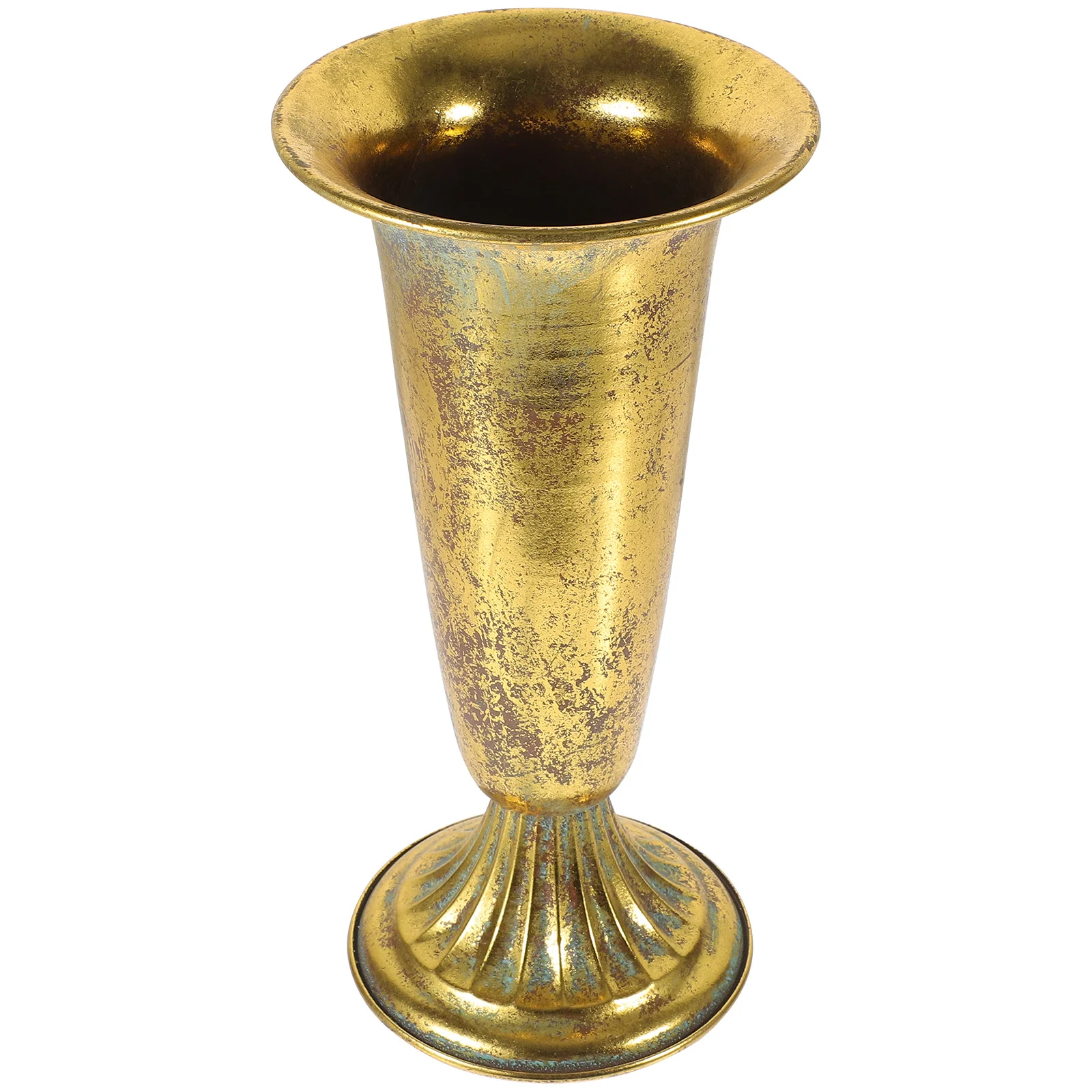 

Metal Urn Vase Vintage Retro Planter Flower Arrangement Pot Iron Flower Holder Home Office Wedding Decoration Metal Urn Vase