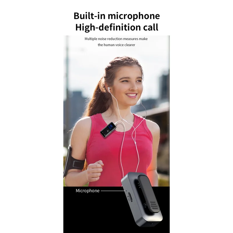 FFYY-Стерео музыкальный Bluetooth-адаптер с микрофоном, светодиодным дисплеем для автомобильного телевизора Bluetooth5.4, аудиоприемник, передатчик 3,5 мм AUX TF для автомобиля