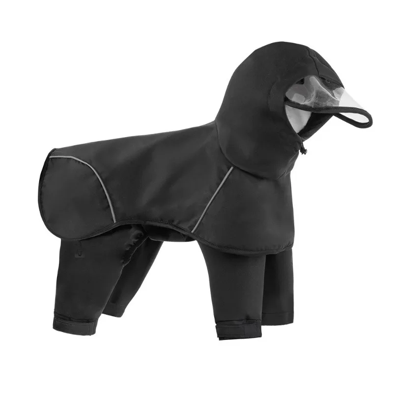 Pet clothes Outdoor raincoat Two-piece set Summer puppy clothes