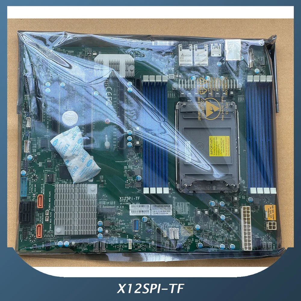 

X12SPI-TF Server Motherboard For Supermicro MBD-X12SPI-TF-B LGA4189 ATX IPMI. M.2 C621A TPM VROC Support 8375 High Quality