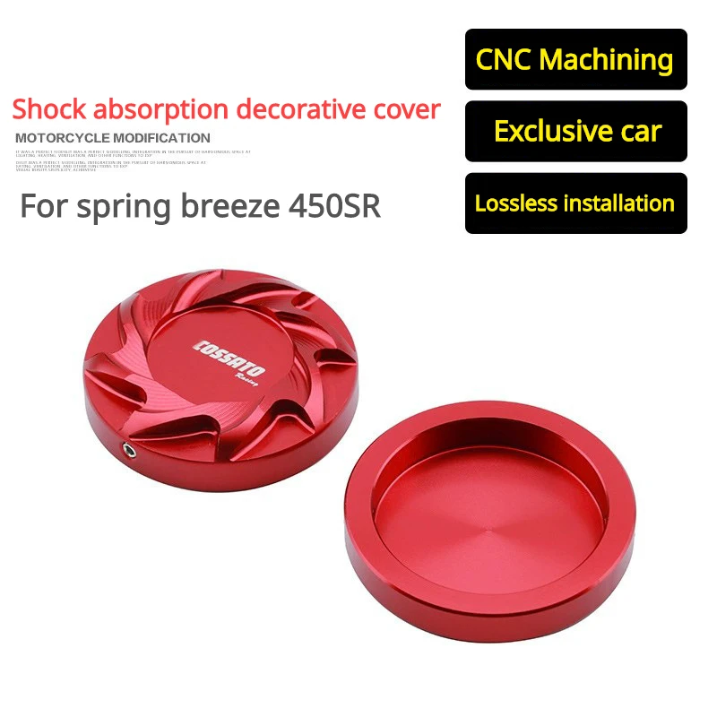 For spring breeze 450SR Motorcycles Upper shock-absorbing Trim Covers Front Shock-Absorbing Cap Front Cover