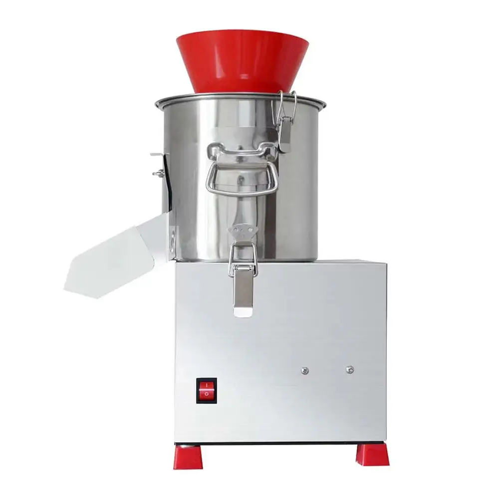 Vegetable Cutter Electric Vegetable Cutter Chili Mincing Machine Grinder Stainless Steel Food Processing Machine 100-130kg/h