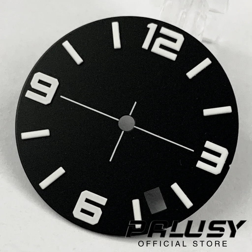 28.5mm Blue Black Watch Dial NH35 Watch Faces For NH35A 4R35 NH70 Movement Replacement Parts