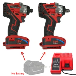 for Milwaukee 18V Lithium Battery Trechargeable Brushless Impact Wrench Screwdriver Electric Power Tool, M12-18C Battery Charger