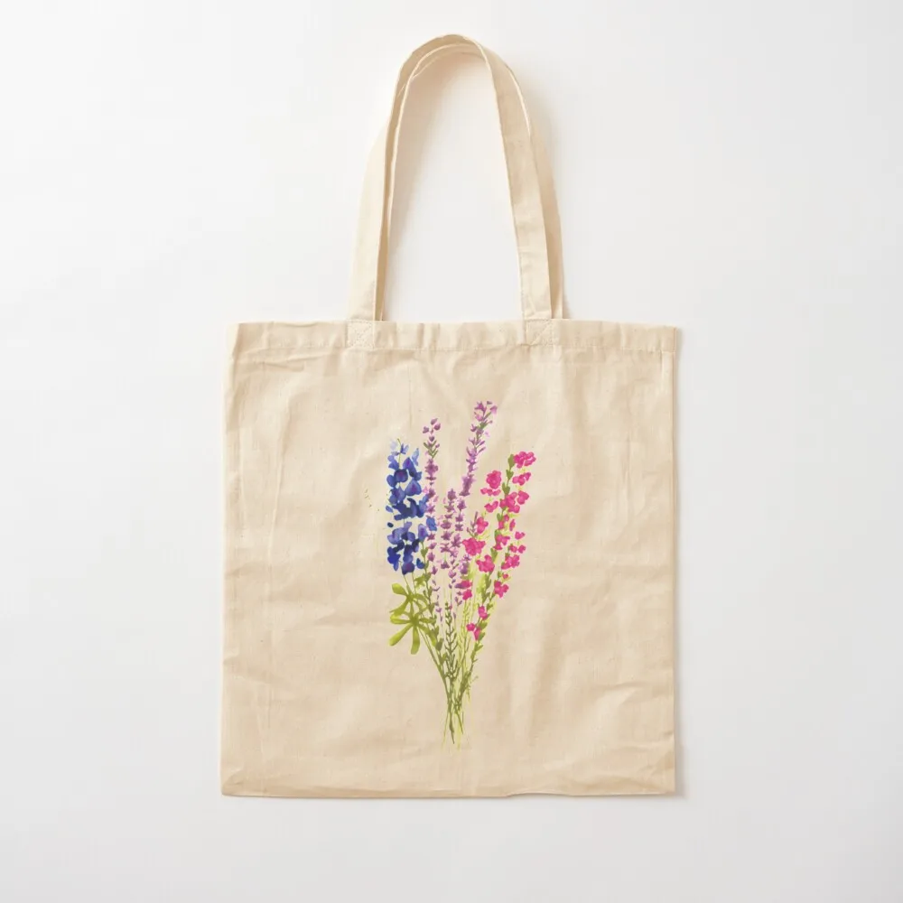 

subtle bi pride flowers Classic Tote Bag Shopper bag Women's shopping bag Canvas Tote