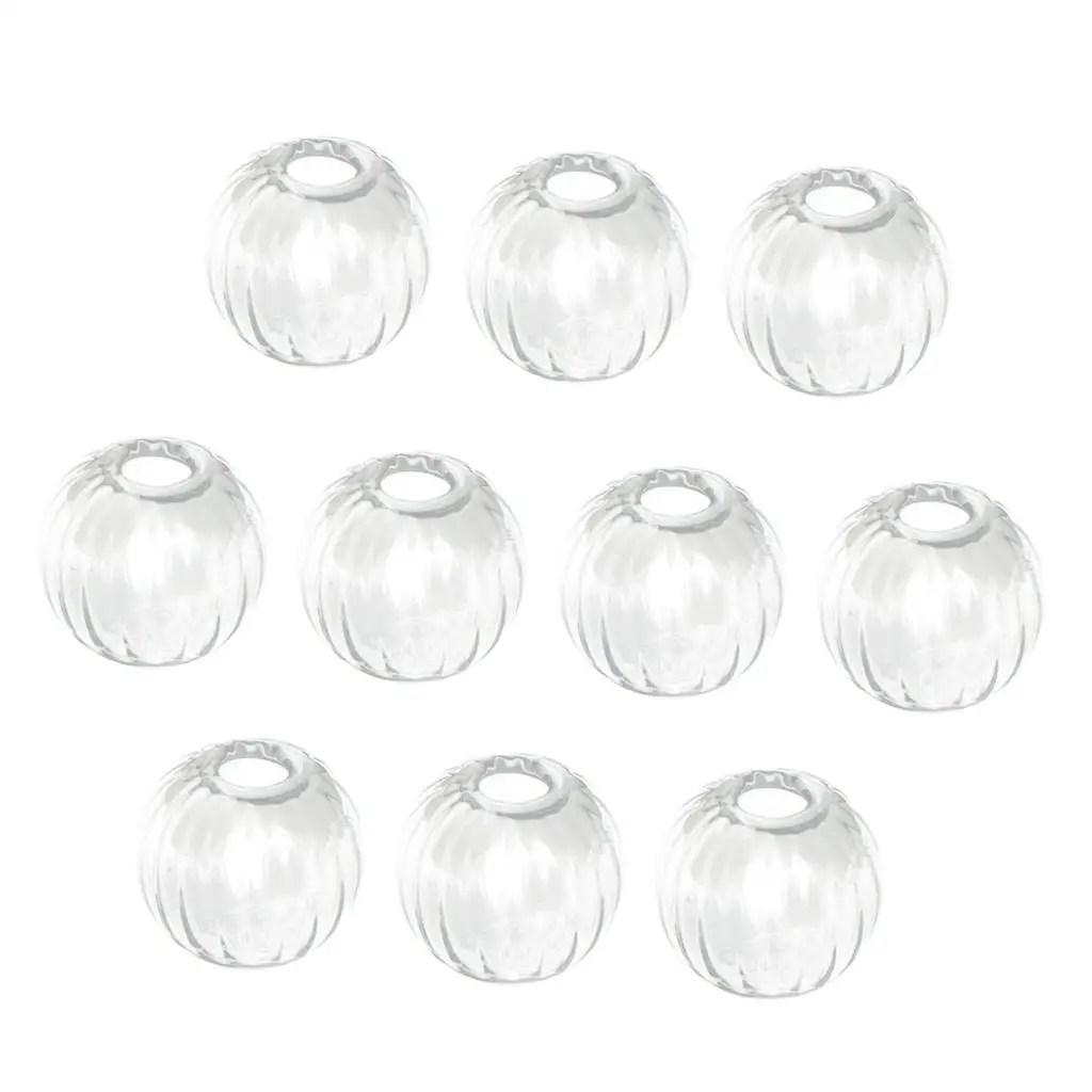 Clear Globe Bottle Charms Glass Pendant DIY Accessories for Jewelry Making Necklace Decoration