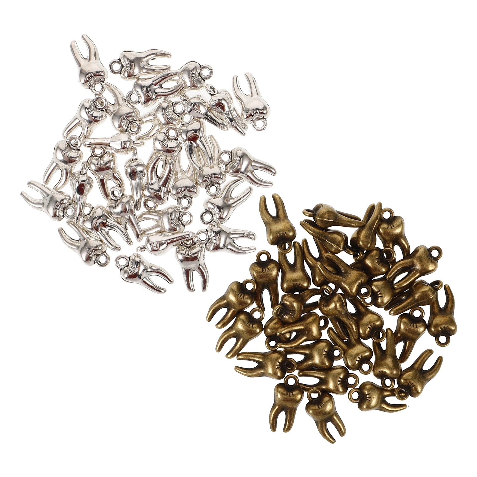

60pcs Simulation Charms For Diy Jewelry Making Durable Smooth Edges Keychain Bracelet Earring Ornament Crafts Accessories Mini