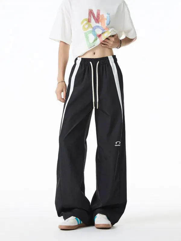 Hip Hop américain rue danse pantalons décontractés hommes couleur Blo broderie conception Qui sec sport pantalons longs pour les Couples