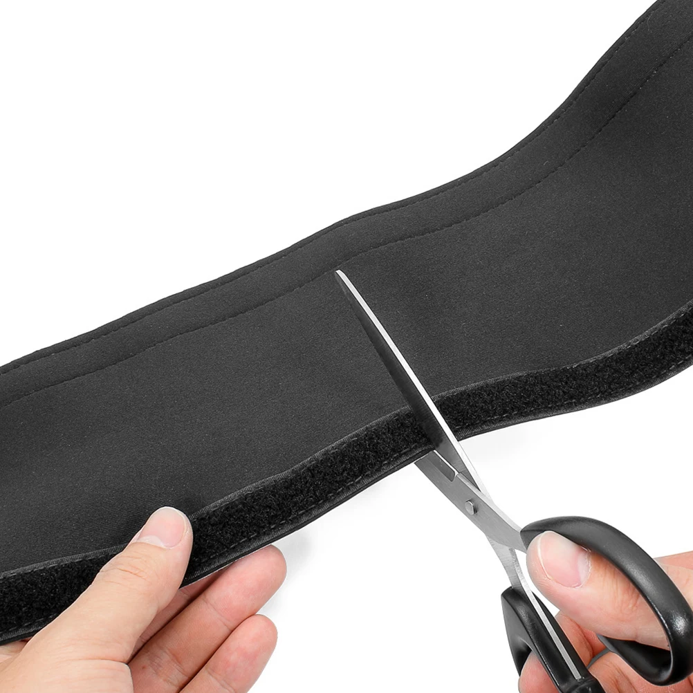 

2pcs Neoprene Cable Protector Wire Sleeve Cord Organizer For Computer Cuttable Cable Wraps Management Sleeve Wire Hider Black