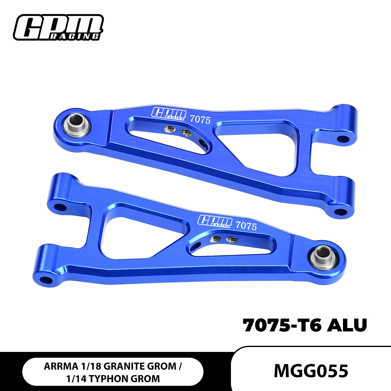 

GPM Alloy 7075 Передние нижние рычаги подвески ARRMA 1/18 Гранитная решетка Typhon Grom