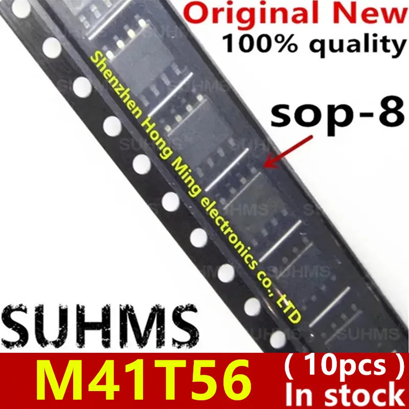 

(10piece)100% New M41T56M6F M41T56M6 M41T56 M41T5B sop-8 Chipset