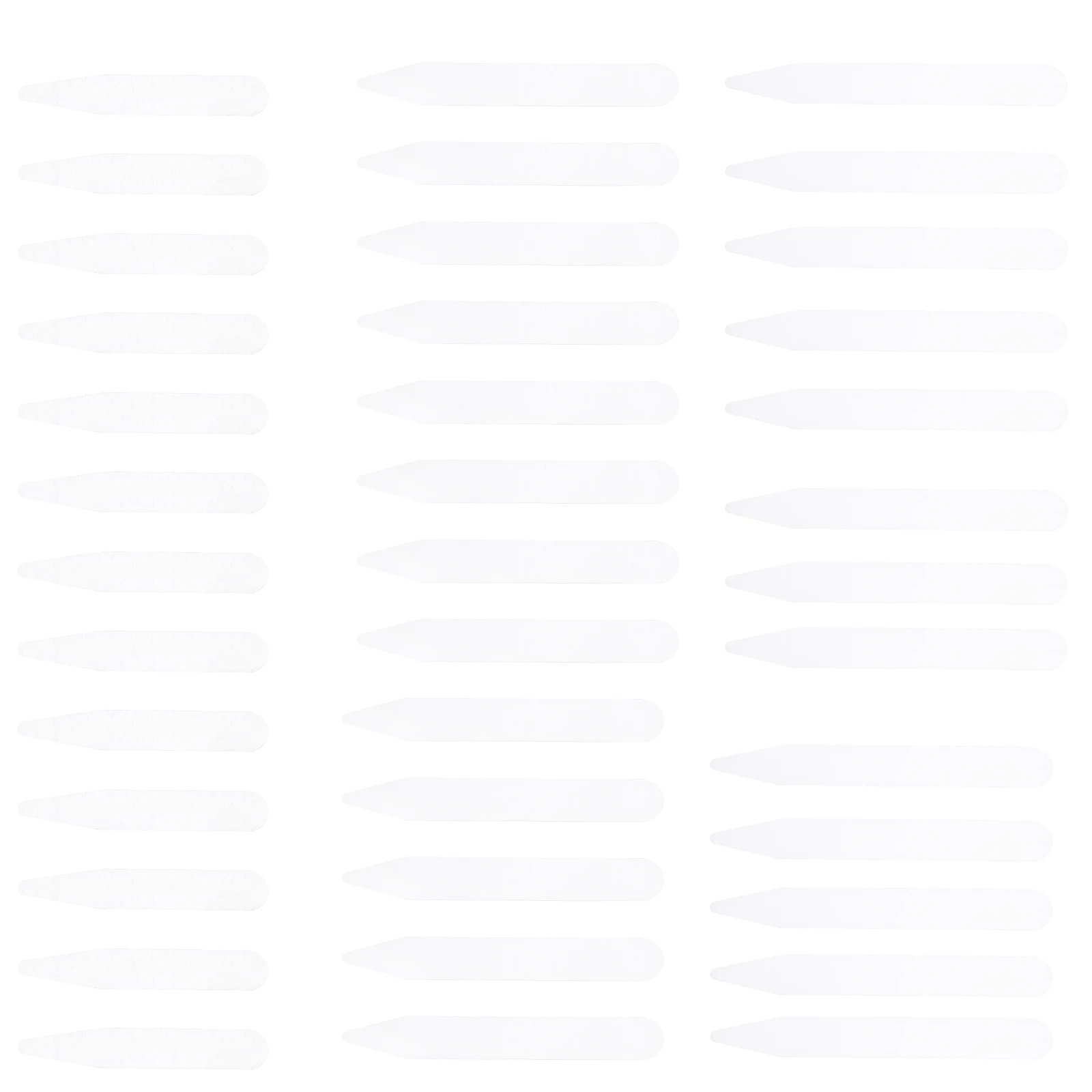 300 قطعة ملحق طوق شفاف دعم لفستان قميص البدلة البلاستيك دائم قميص الملحقات طوق الوقوف