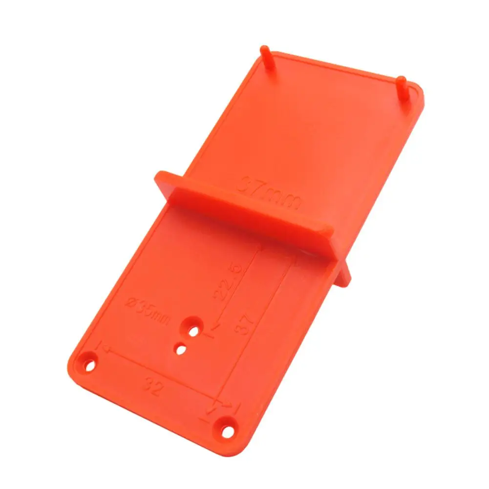 1Pc Woodworking Drilling Guide Locator Hole Opener Template For 35/40mm Hinge Hole Cabinet Furniture Punching Carpentry Tool