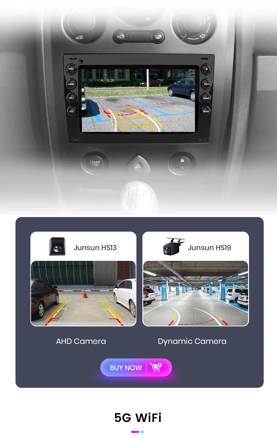 Junsun Wireless Carplay Android Auto Autoradio für Renault Megane 2 2008-2015 GPS Auto intelligente Systeme Smart Autoradio – Detail 23