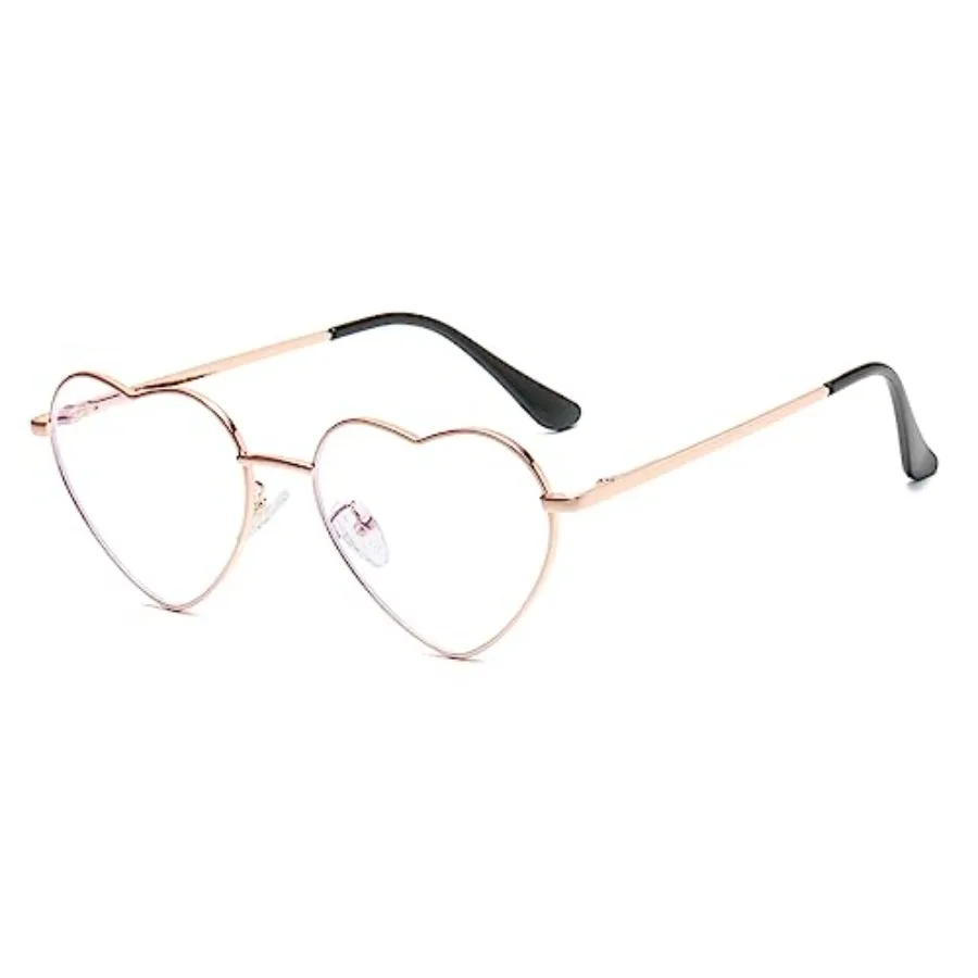 Heart Shaped Blue Light Blocking Glasses for Women