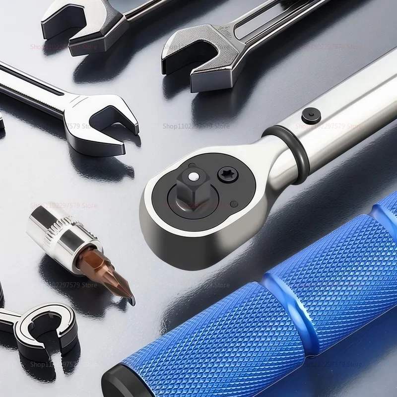 Chave de torque predefinida de alta precisão, 2-24n.m, torque ajustável, chave de catraca de 1/4 polegadas, chave de torque de liberação rápida, ferramenta de reparo