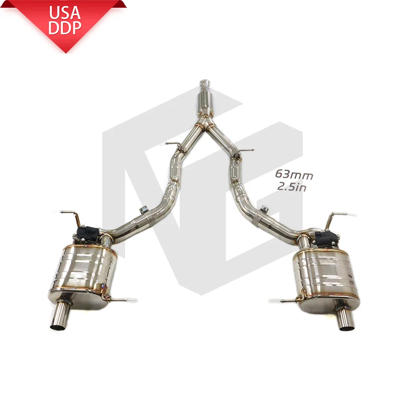 

ING Catback Remote Valve Muffler for Mercedes Benz SLK200 R230 Power Race Escape Exhaust system