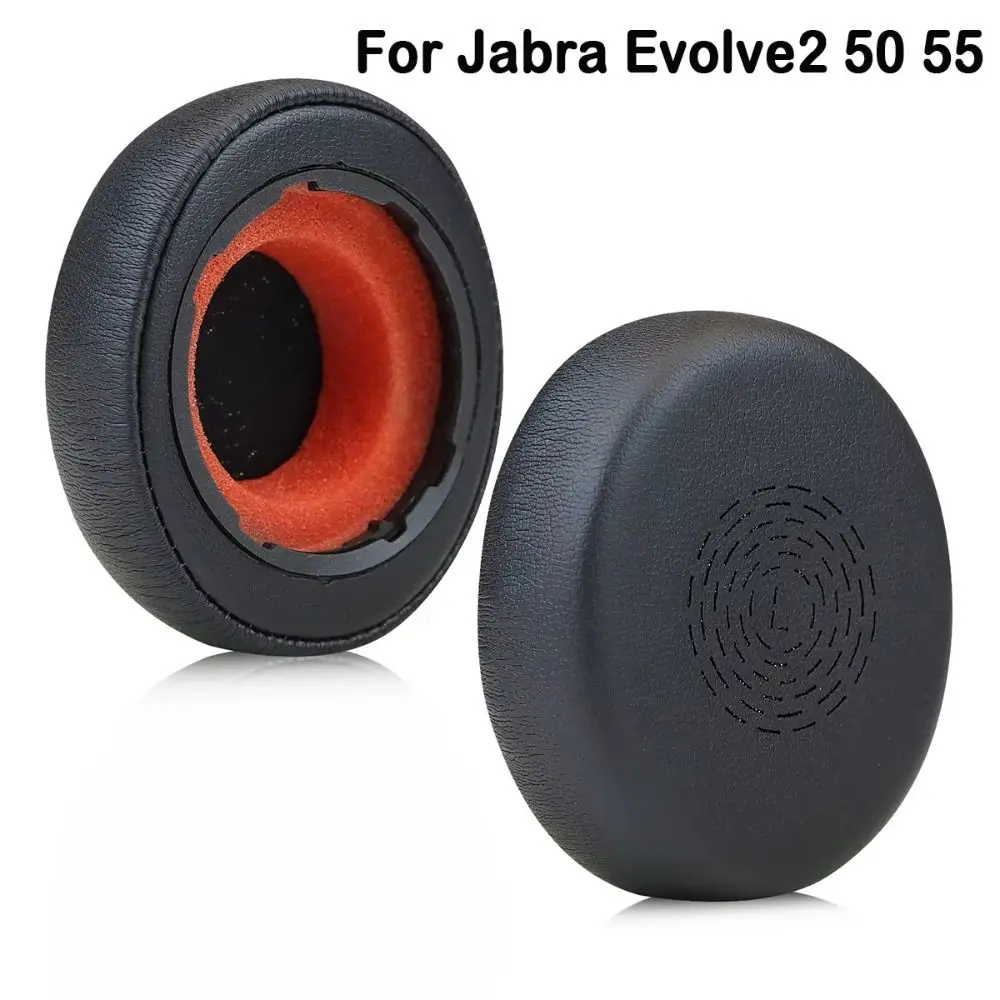 

2Pcs New Replacement Ear Pads Foam Sponge Headphone Accessories Headset Earmuff Soft Earpads for Jabra Evolve2 50 55