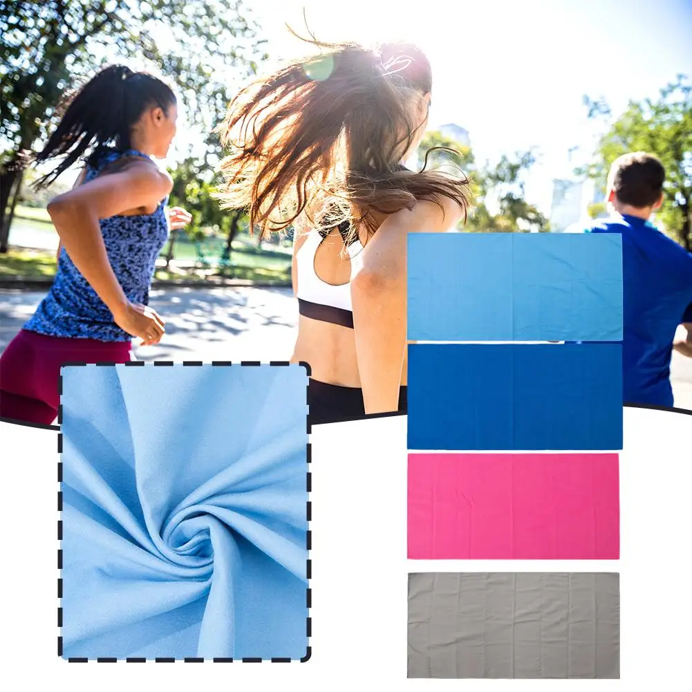 Sweat Absorbing Wipes Quick Dry Towel Travel Towel Sports Towel Beach Towel Sandproof Soft Light Towel For Swim Yoga Gym U0S2