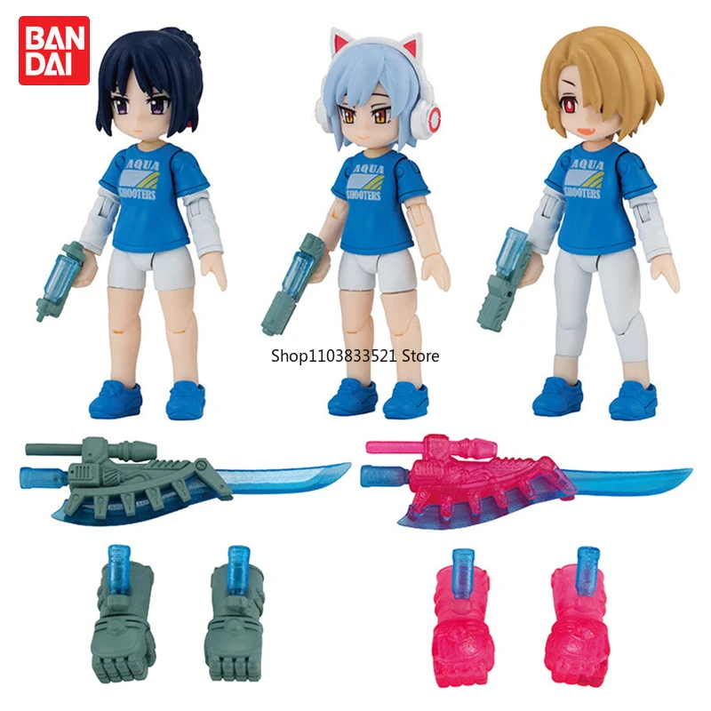 

BANDAI Original Gashapon Toys AQUA SHOOTERS!12 Anime Action Figure Full Set Accessory Collectible Model Kids Gift