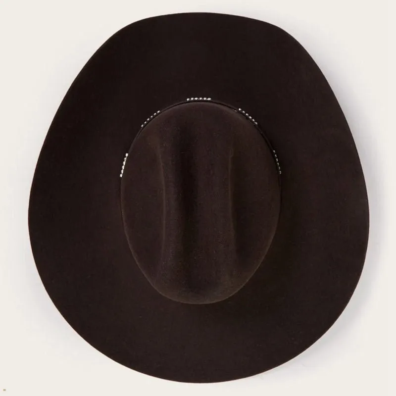 Solid-colored hat outdoor felt top