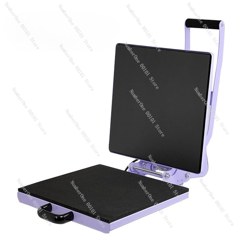 Heat transfer press machine with armrests for clothing design, 90-degree large opening to prevent burns, A4 heat press equipment
