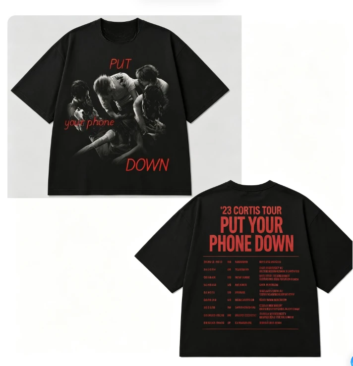 2026 Retro Rock Band Portrait Print T‑shirt Unisex Vintage Music‑Inspired Graphic Short Sleeve Casual Cotton Daily Street Tee