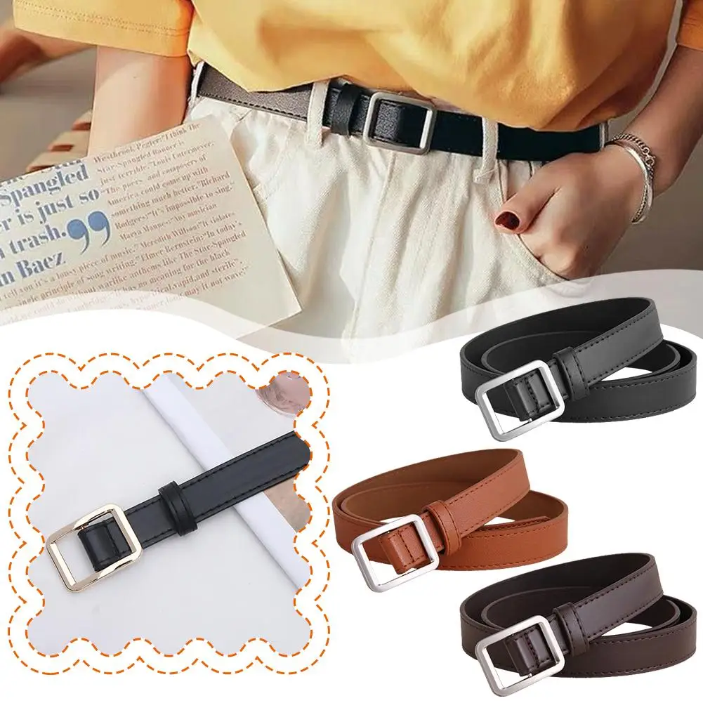 

New Women‘s Belt Genuine Leather Belts For Women Female Non-hole Strap Fancy Vintage For Jeans Dropshipping O8N7