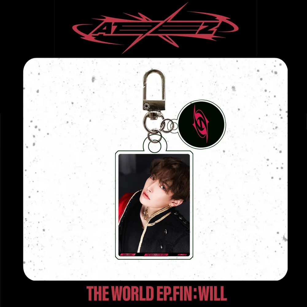 ATEEZ "THE WORLD EP.FIN: ALL" Acrylic Double-siDeD Keychain Pendant Jewelry