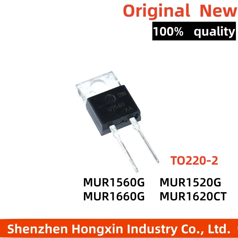 

10 pieces of KMUR1560G MUR1660G MUR1520G MUR1620CT 15A/16A600V fast recovery diode directly inserted into TO220