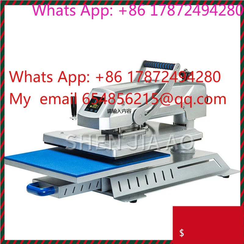 CK 1804 Manual Heat Press hine Direct Shake Head Heat Transfer hine 38*38 cm Multi-function Transfer hine 110/ 1 PC