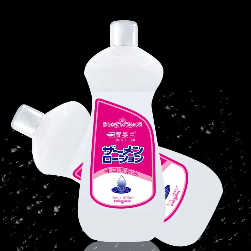 Simula lo sperma 500ml giappone prodotti lubrificante lubrificante per il sesso Base d\'acqua olio del sesso personale Vagina Gel del sesso anale per