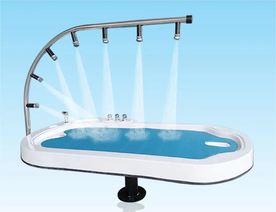 Vichy Massage Bed Hydro Jet Shower For Ice Fiberglass Bathtub SPA Water Shower With Fiberglass Pool Accessories