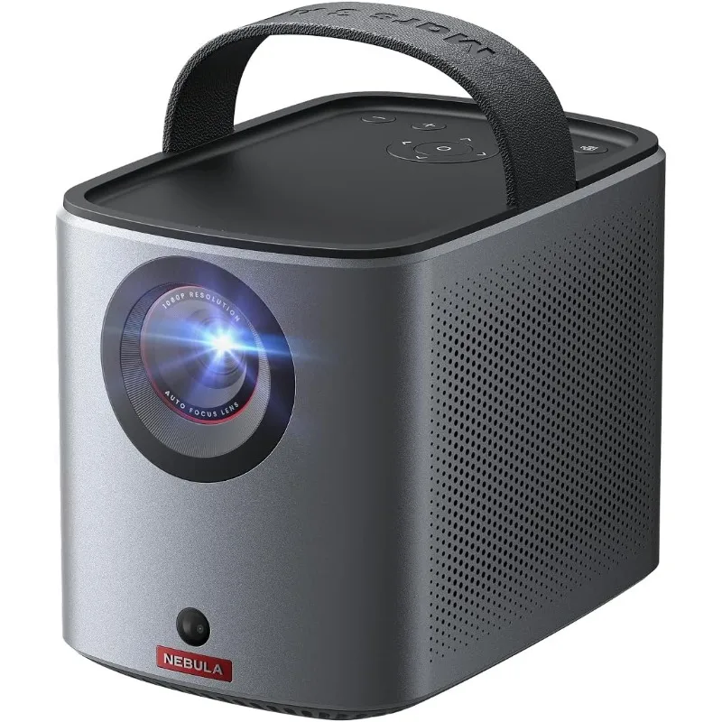 Projector - Netflix Officially Licensed, 400 ANSI-Lumen Brightness, Native 1080P, Dolby Digital Sound,150-