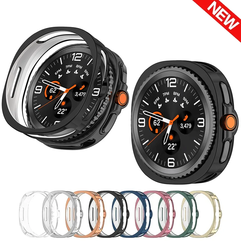 Watch Case For Samsung Galaxy Watch 8/9 40mm 44mm Screen Protector TPU Matte Bumper All-Around For Galaxy Watch 8Classic 46mm
