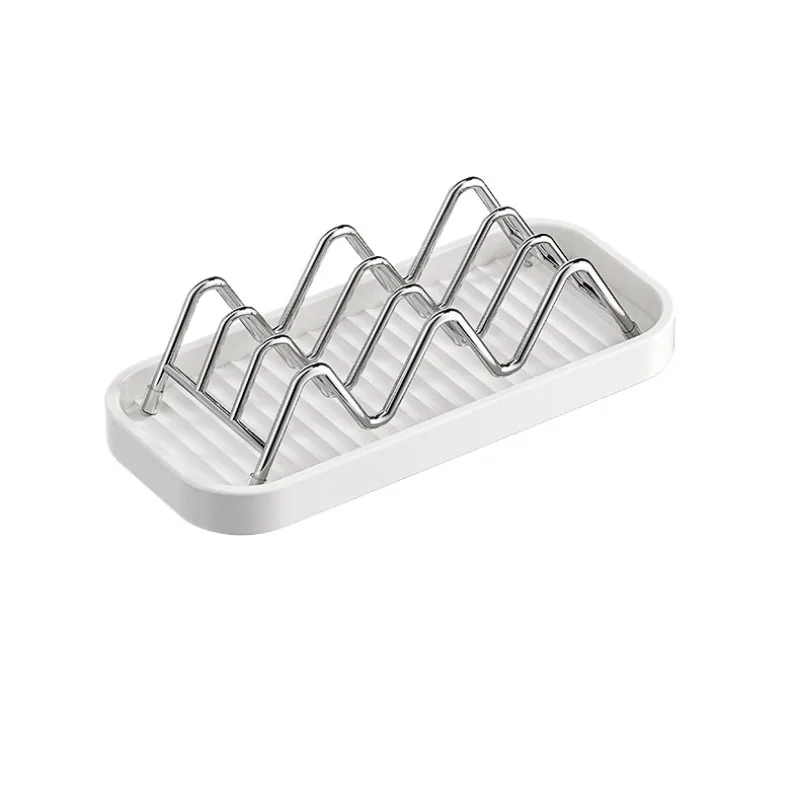 

Бытовая полка для мыла w-типа, столешница для мытья рук в ванной комнате, кухонная сливная полка для мыла