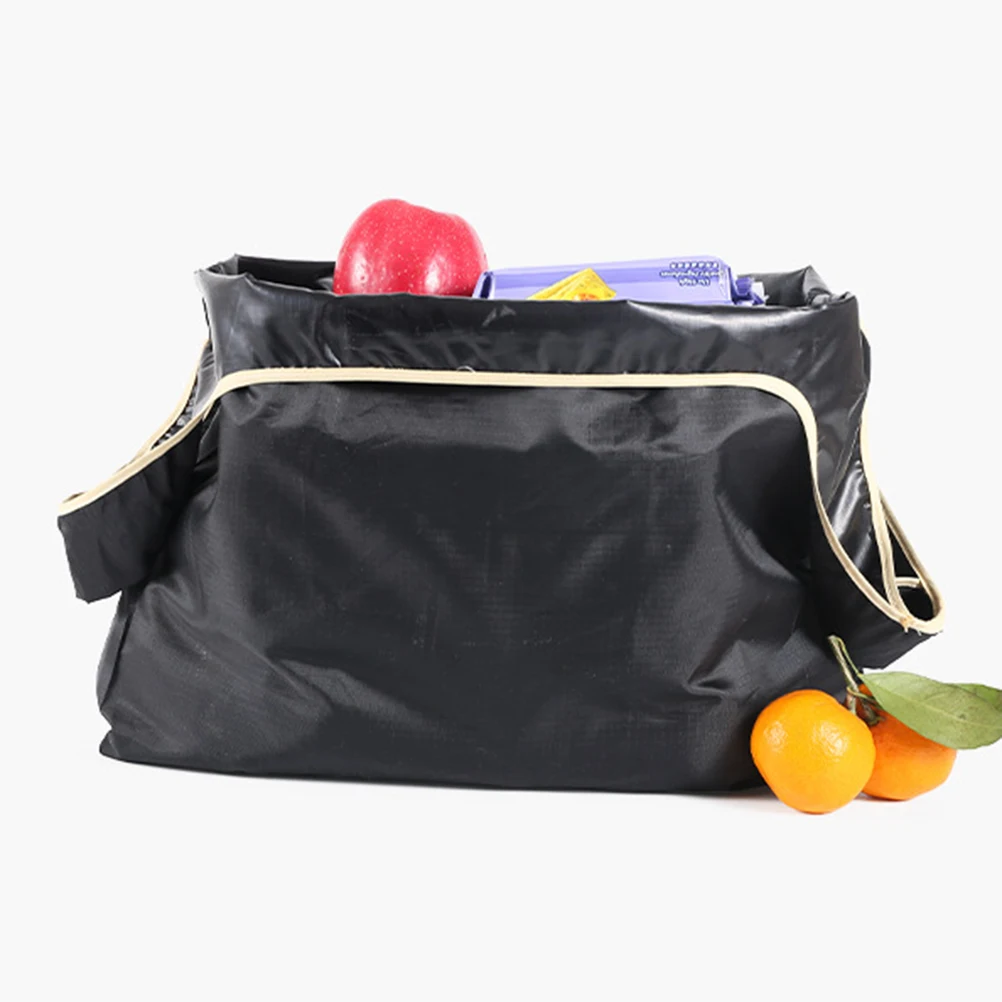 

1pc Foldable Shopping Bag Oxford Cloth Grocery Bag Reusable Waterproof Storage Pouch Large Capacity Home Travel Phone