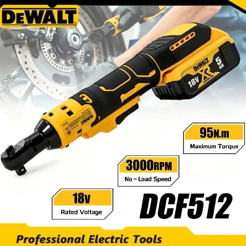 DEWALT DCF512 13MM/10MM 18V Cordless Brushless Ratchet Wrench Impact Wrench Lightweight Wireless Power Tool for Automotive