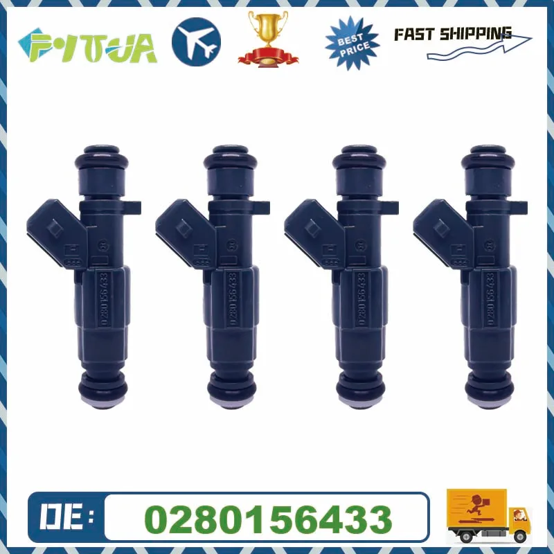 

4 шт., Высококачественная Топливная форсунка 0280156433 для бензинового инжектора ACE 4,9 95-98