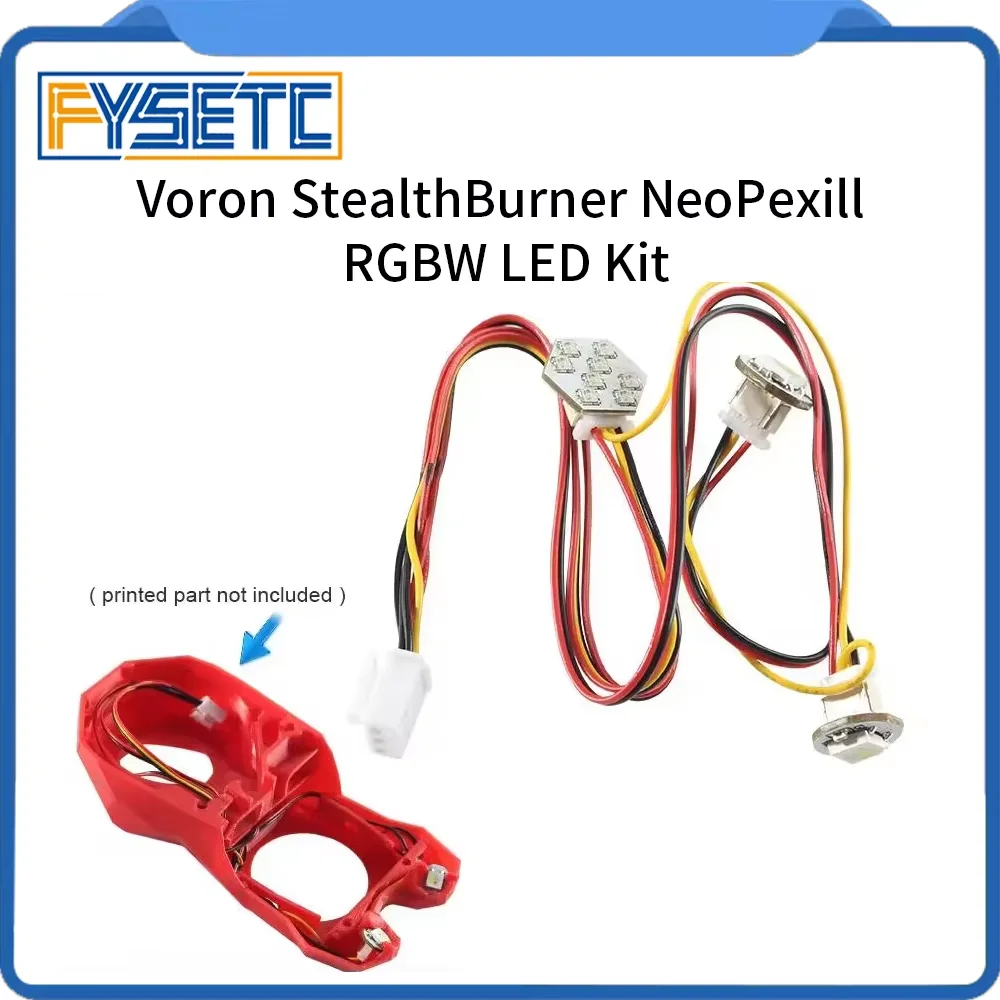 

FYSETC NeoPexill RGBW Mini Button PCB LED Voron SB Extruder Led Light for Voron 2.4 Trident StealthBurner Extruder