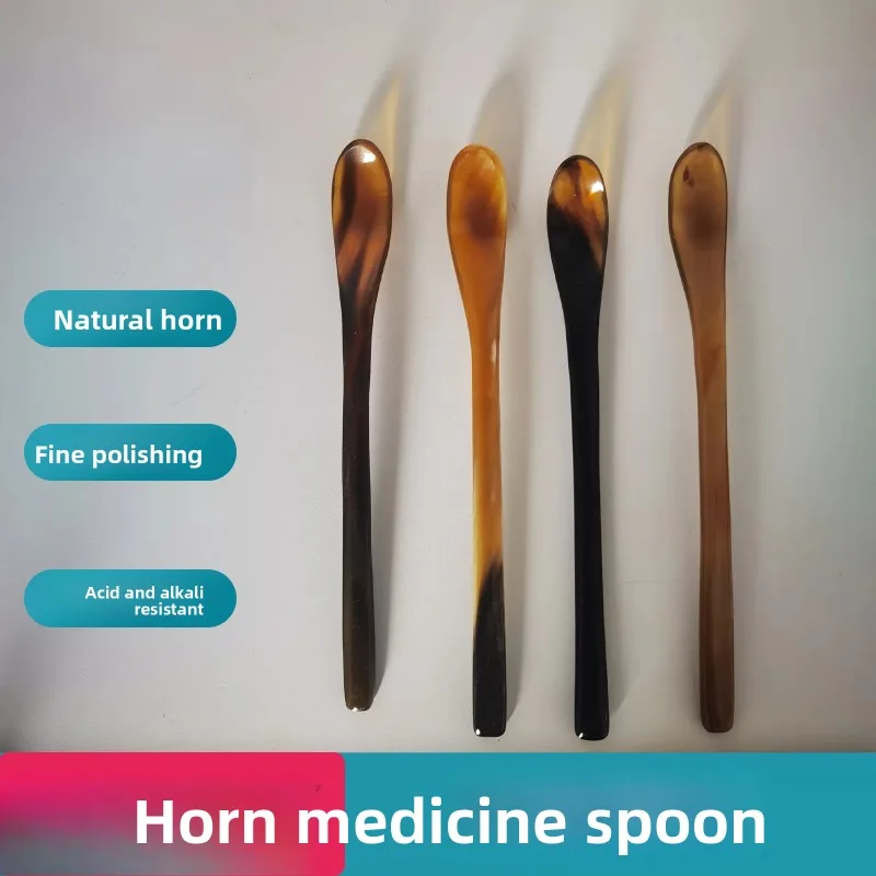 Laboratory horn spoon reagent reusable, high hardness, durable drop-resistant, exquisite polishing, multi-specification