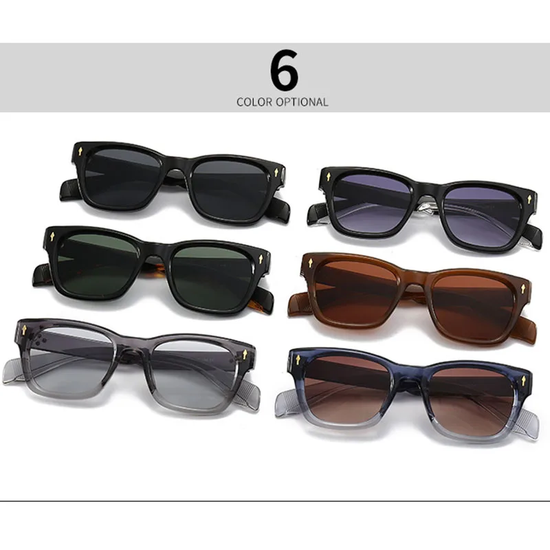 OULYLAN 2023 Square Sunglasses Women Luxury Brand Designer Vintage Sun Glasses for Men Ladies Black Brown Eyewear UV400