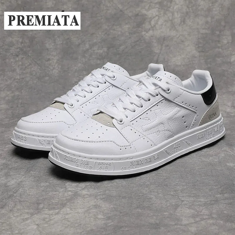 PREMIATA Sneakers for Men New Hot Outdoor Sports Stylish Lightweight Flat-soled Wear-resistant Breathable Lace-up Casual Shoes