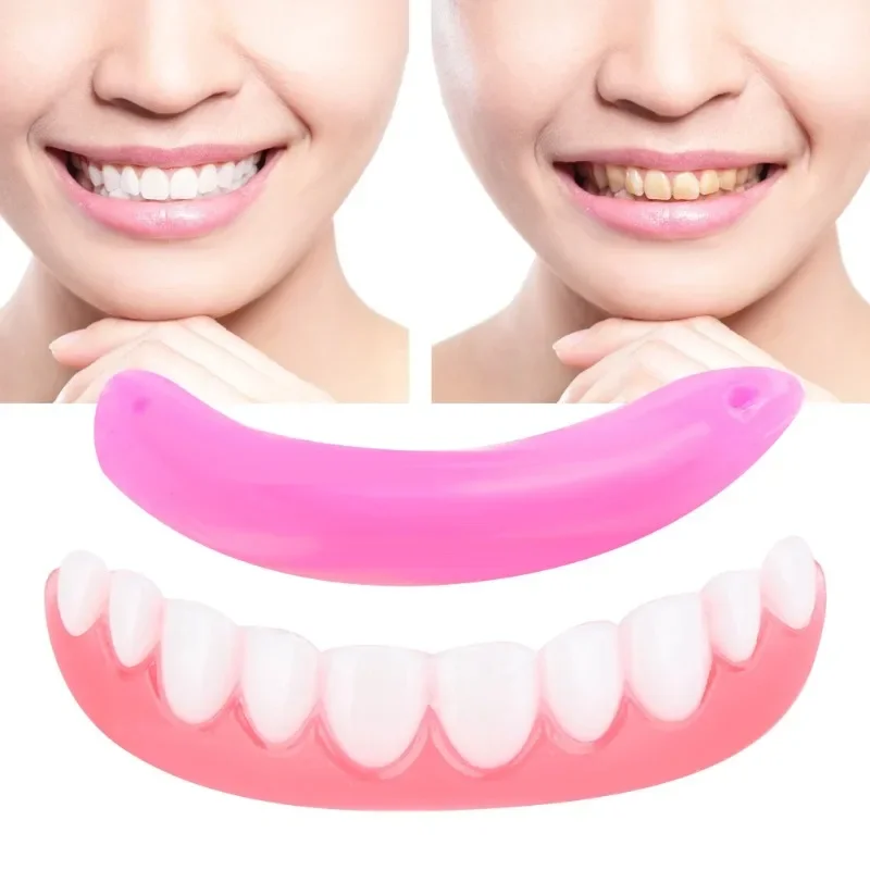 2Pcs Profession Silicone Smile Veneer Dental Supply Orthodontics Beauty Veneers Dental Accessory Teeth Whitening Protector Tools