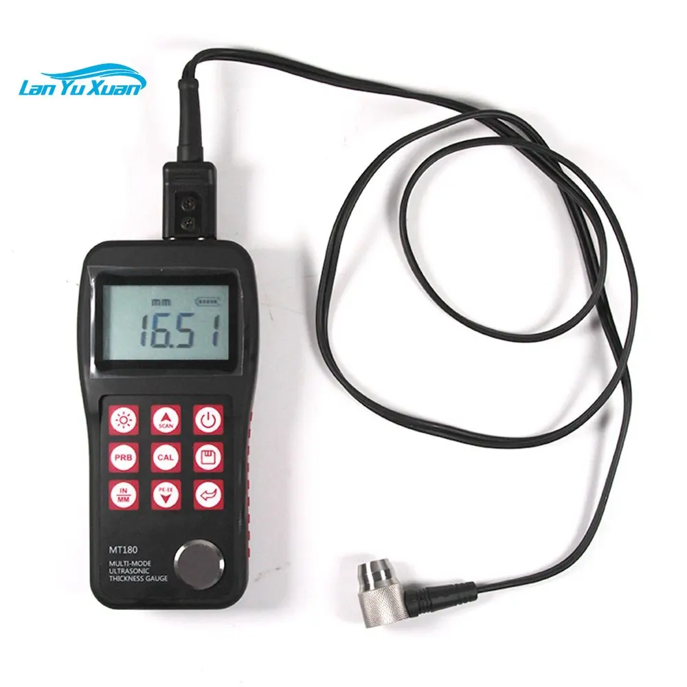 

Hot Sale MITCCH MT180 Ultrasonic Thickness Meter Gauge Tester MT-180 Measuring Range 0.65mm-600mm