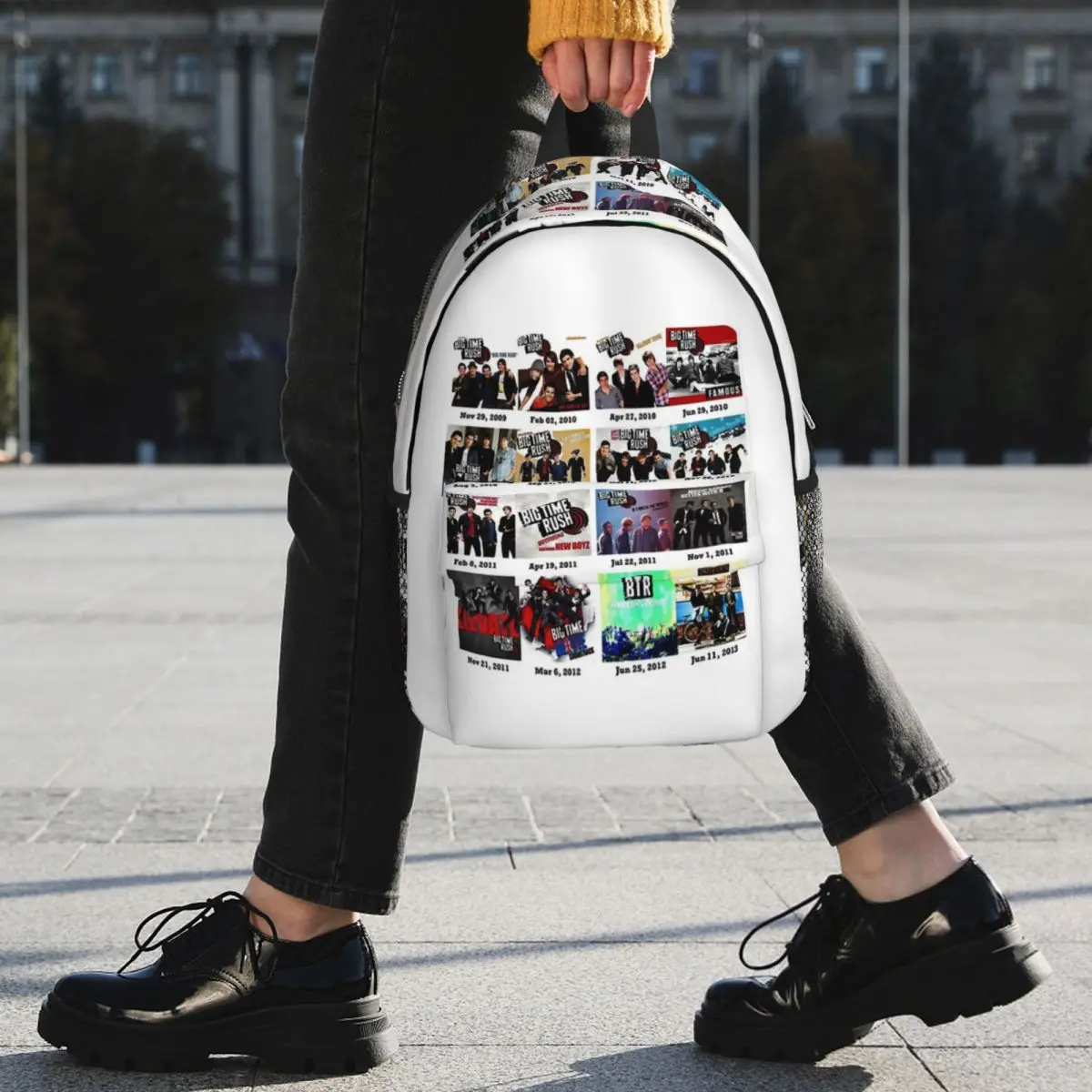 Big Time Rush Band Famous Pictures Logo Backpack Student BookBag Boys Girls School Bag Computer Shoulder Bags