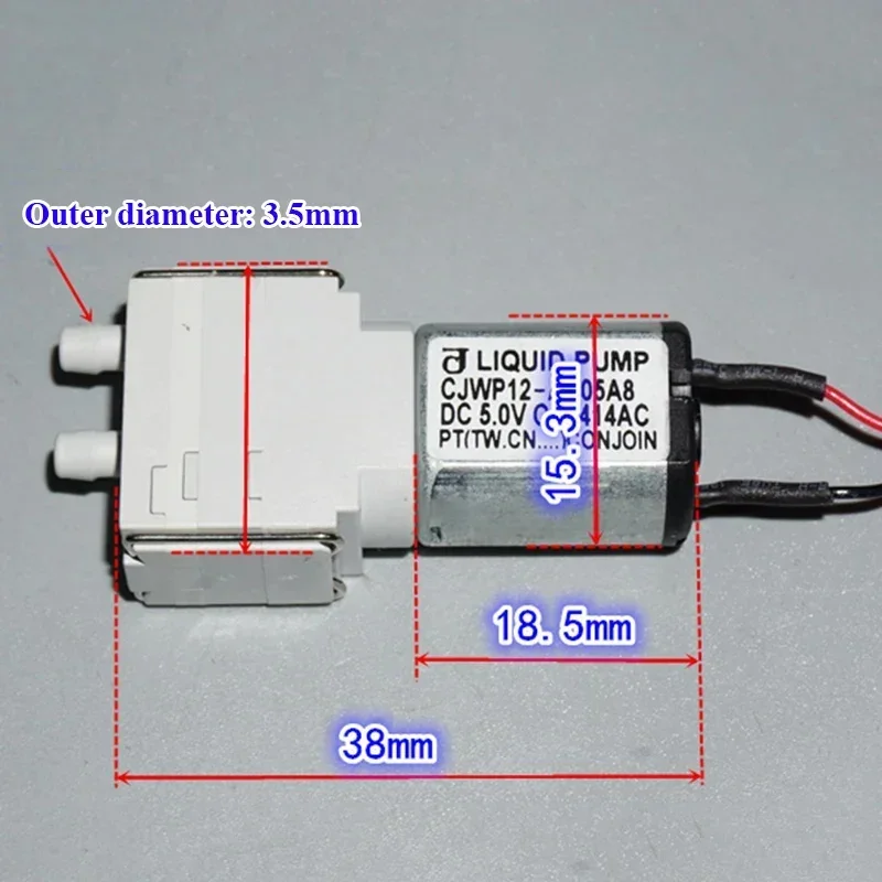 Conjoin cjwp12 micro 030 membran wasserpumpe dc 3v 3,7 v 5v mini selbst ansaugende saug wasserpumpe flüssigkeits pumpe diy kehrmaschine roboter