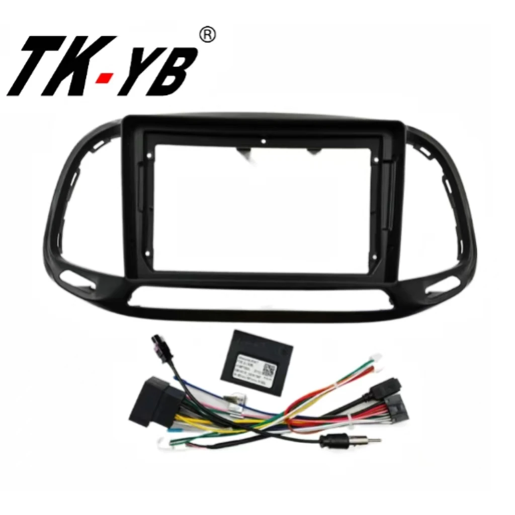 

2DIN Main Unit Fascia Panels Frames for Fiat BOBLO 2016-2019 DVD Frame Accessories Dashboard Fascia Installation Frame