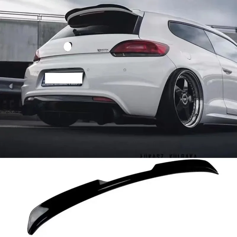 Rear Trunk Lid Spoiler Carbon Fit For VW Scirocco R GTS 2015-2018